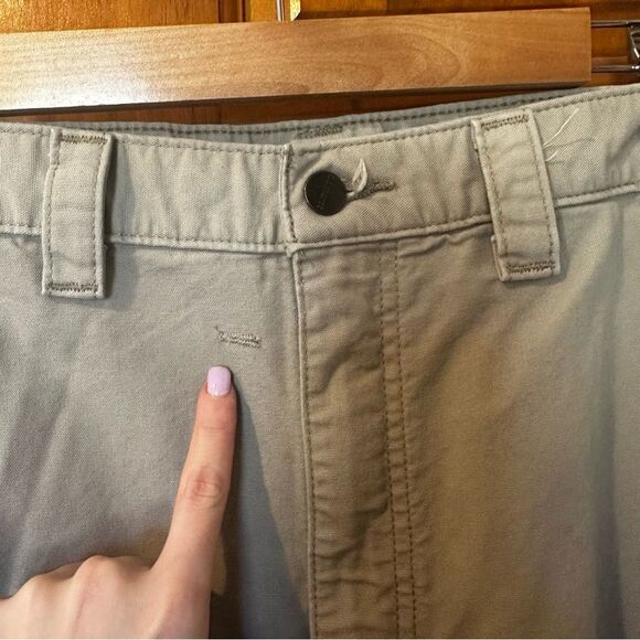 Carhartt loose Fit tan canvas work Pants Men 44x30 cotton - Picture 4 of 8